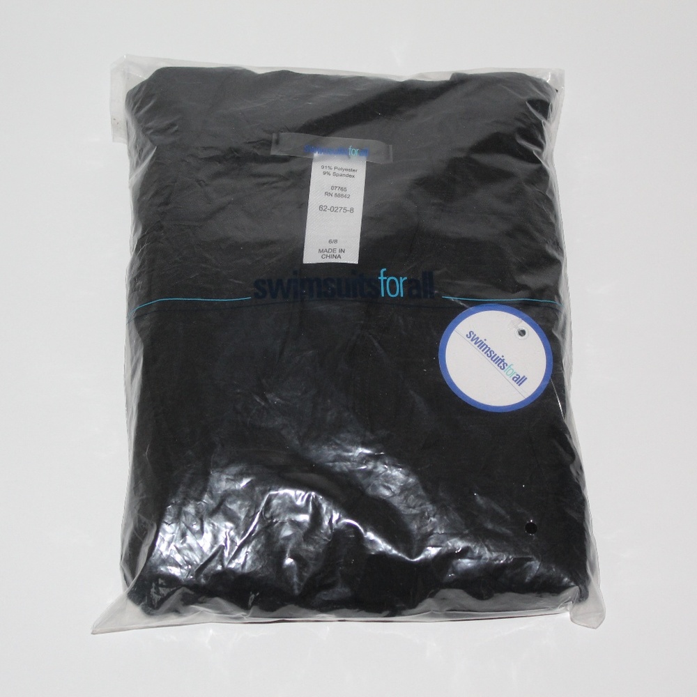 SWIMSUITS FOR ALL AVA JUMPSUIT COVERUP BLACK NEW - Picture 4 of 5